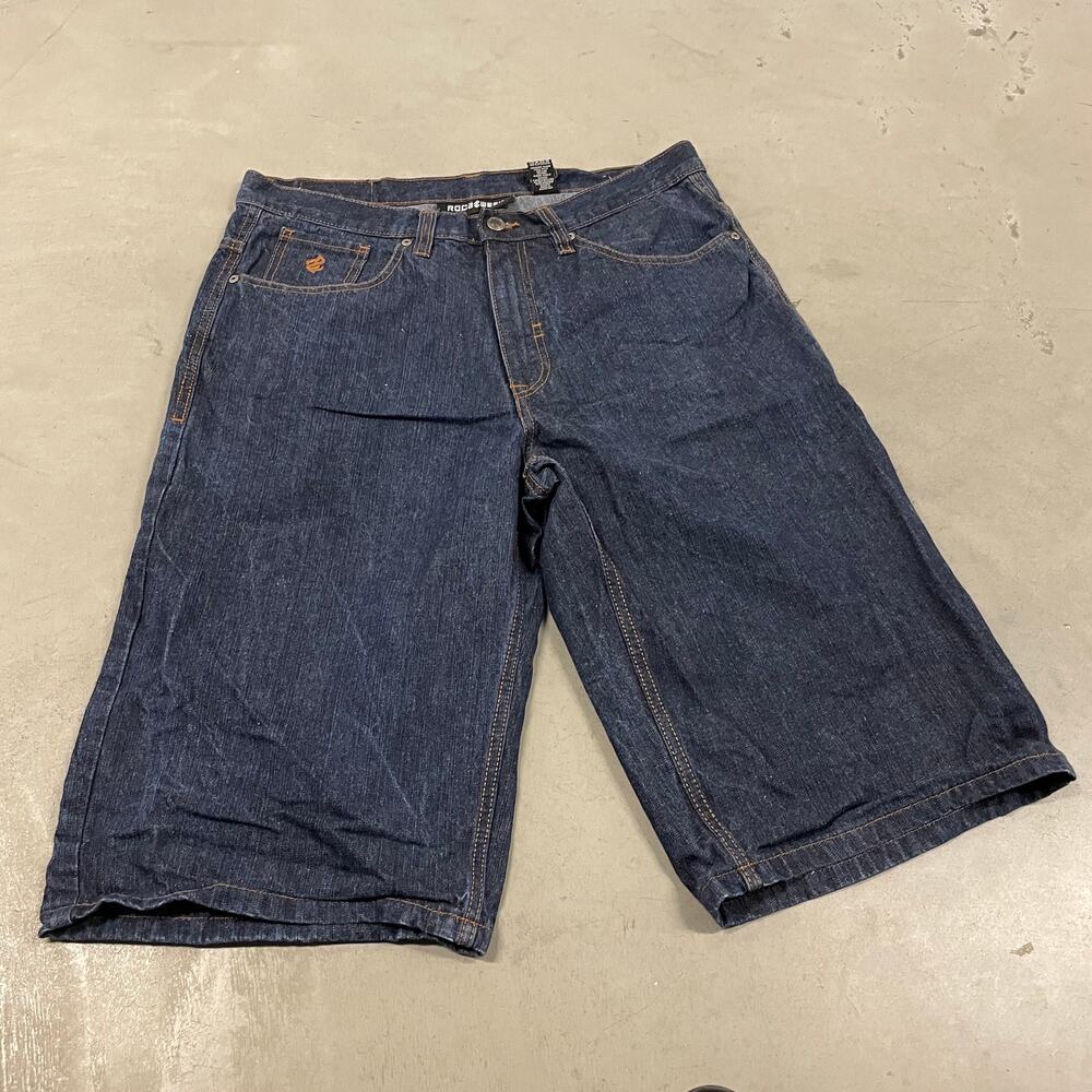 Y2K baggy rocawear jeans shorts 36